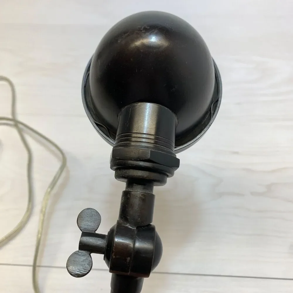 Pottery Barn Metal Adjustable Desk Task Table Black Industrial Lamp